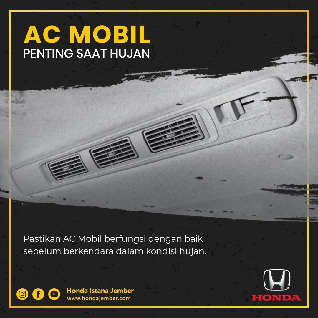 AC Mobil Penting Saat Hujan