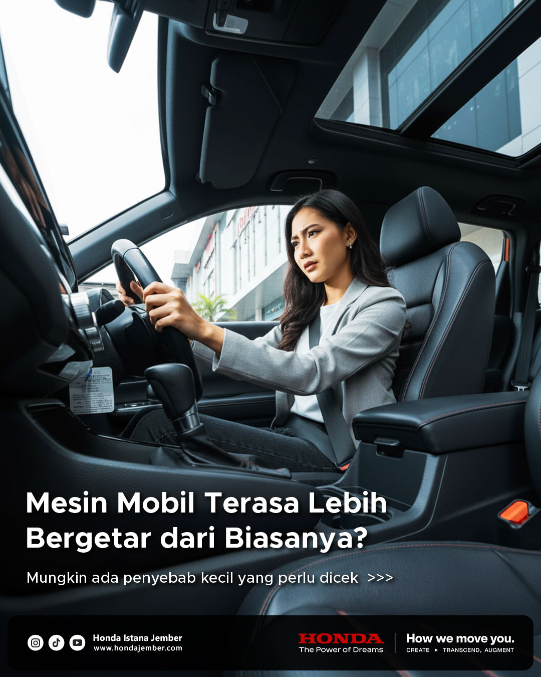 Mesin mobil bergetar saat diam