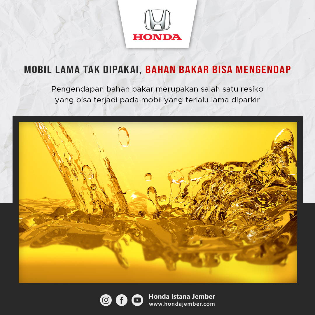 Mobil Lama Tak Dipakai, Bahan Bakar Bisa Mengendap