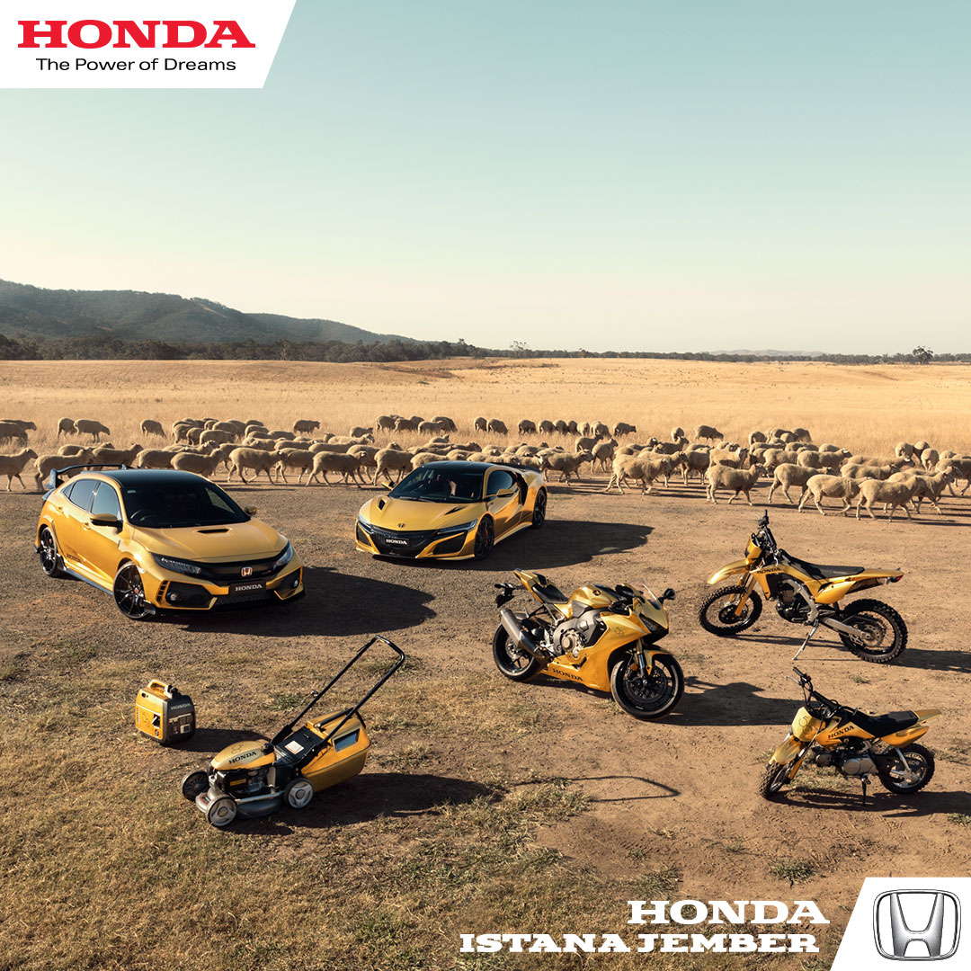 Honda Australia Rayakan Ulang Tahun ke-50 Dengan Warna Emas