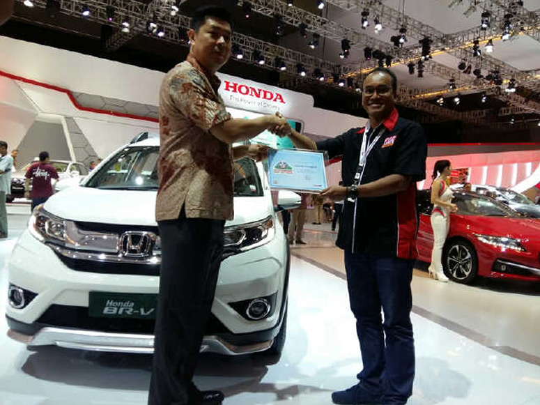 Penghargaan Efisiensi Bahan Bakar Honda BR-V