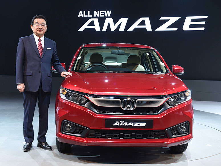 Honda Amaze diperkenalkan di Auto Expo 2018