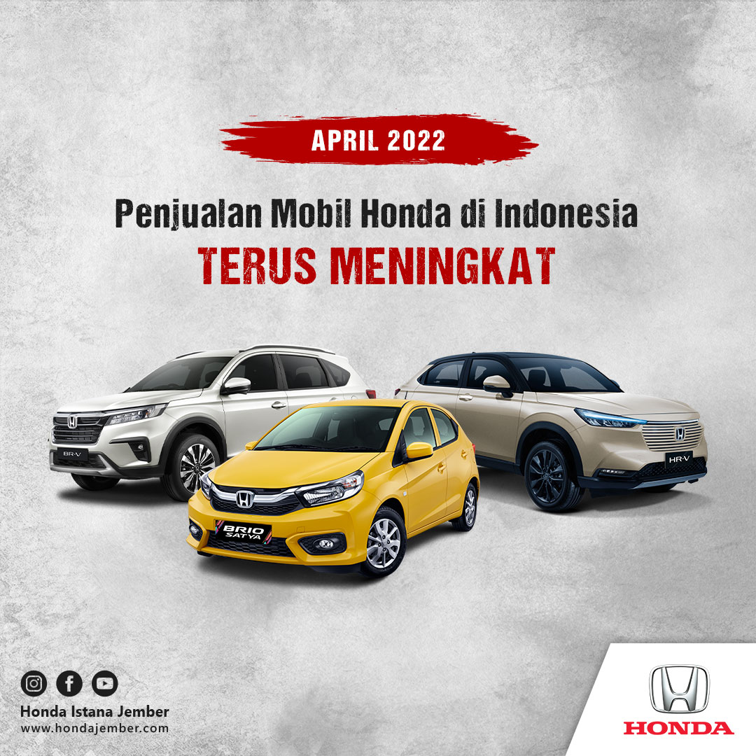 Penjualan Honda Terus Meningkat di Bulan April 2022