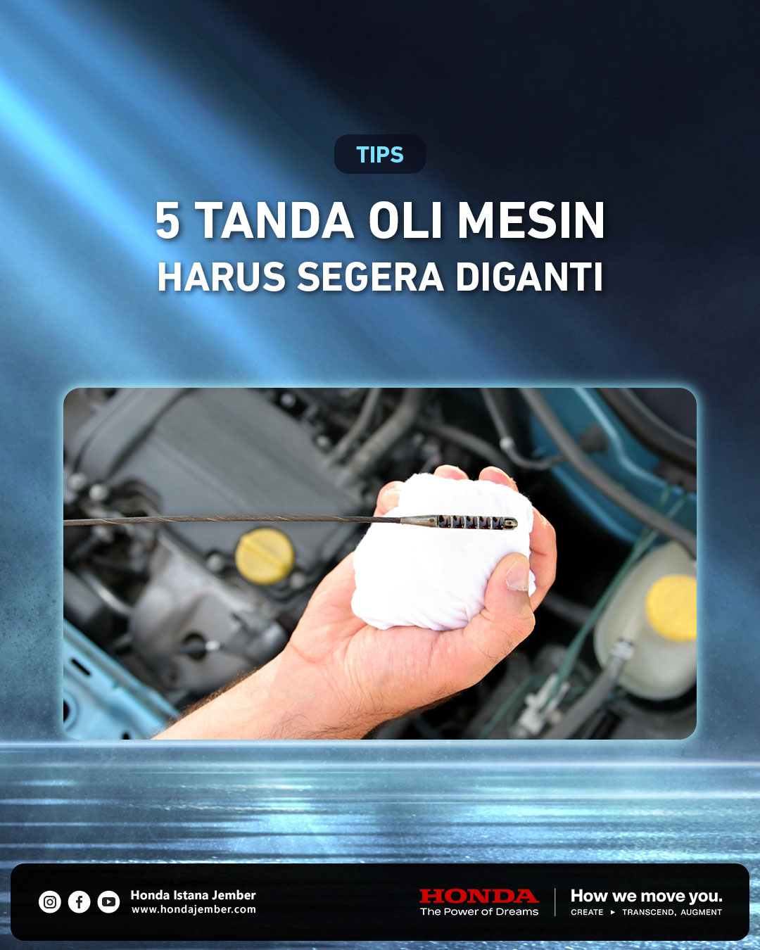 Tanda oli mesin harus diganti