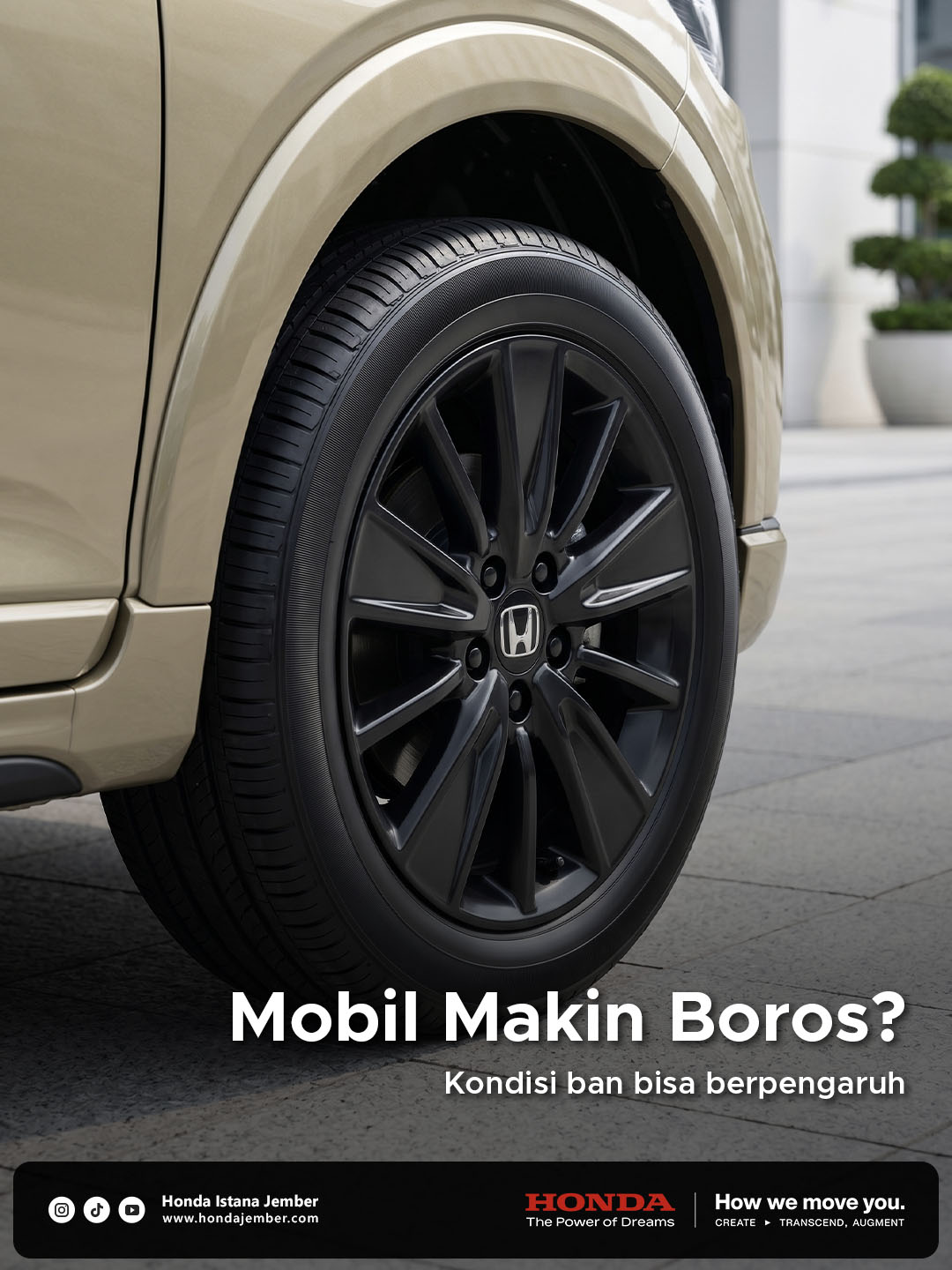 Ban Honda WR-V dilihat dari dekat