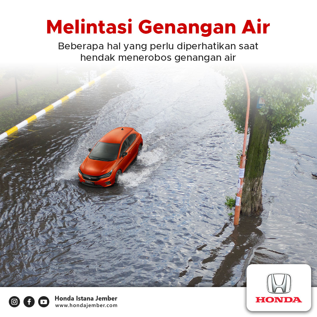 Tips Melintasi Genangan Air di Musim Hujan