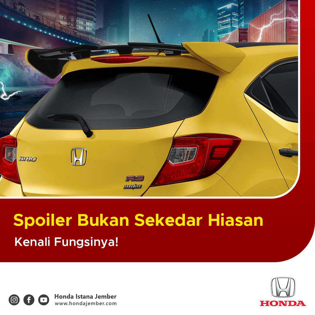 Kenali Fungsi Spoiler Mobil