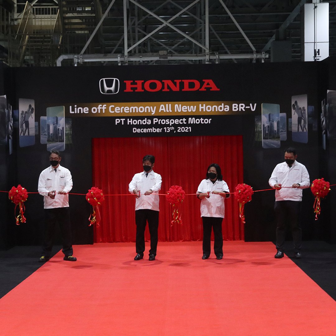 Line Off Ceremony All New Honda BR-V