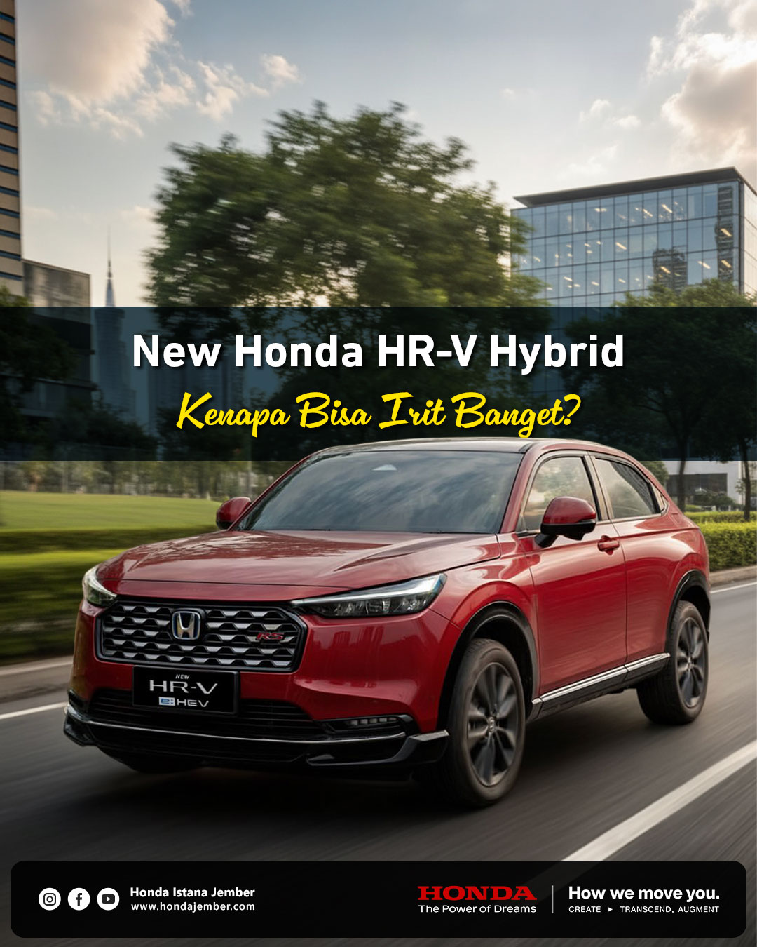 Kenapa Honda HR-V Hybrid Bisa Irit Banget