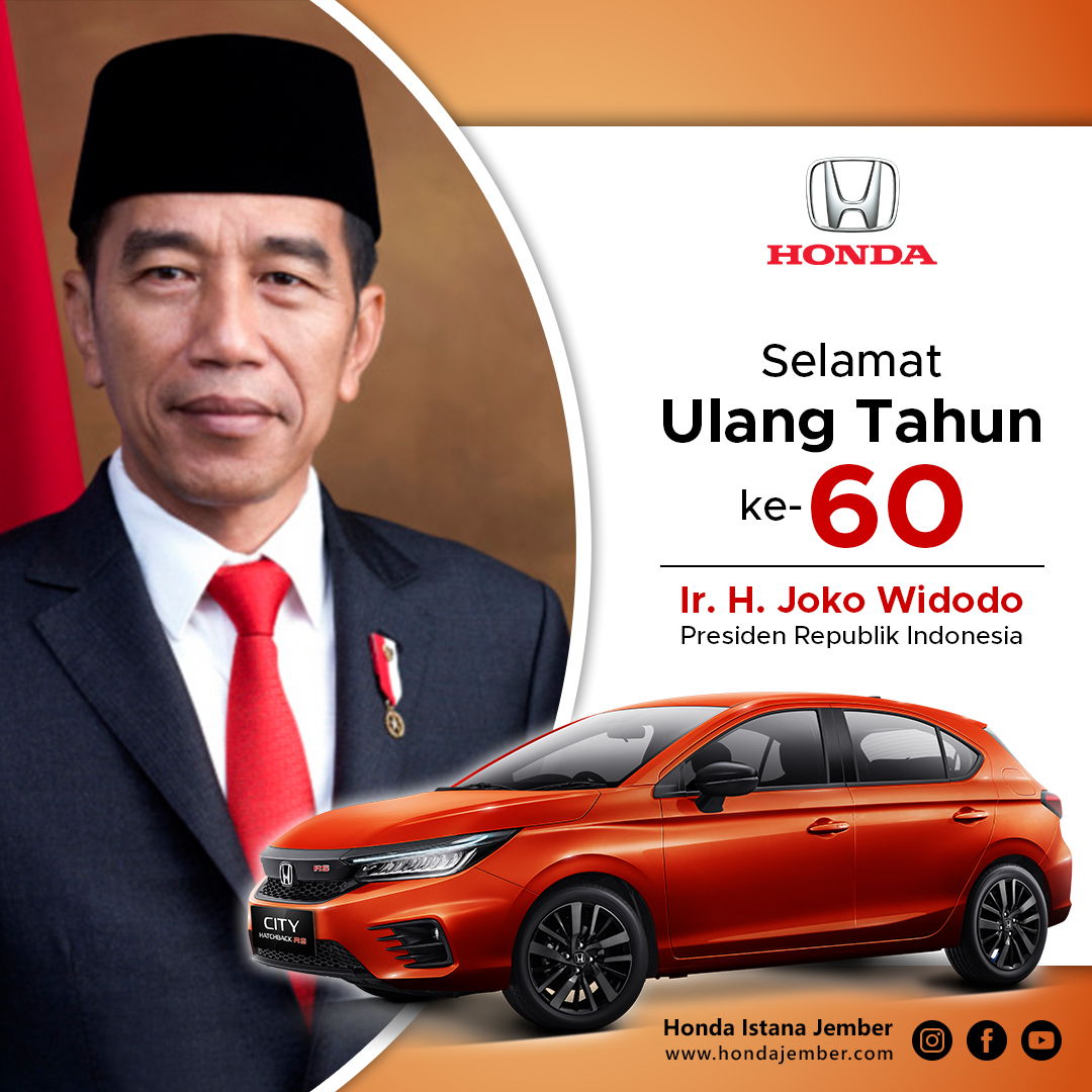 Selamat Ulang Tahun ke-60 Presiden Jokowi