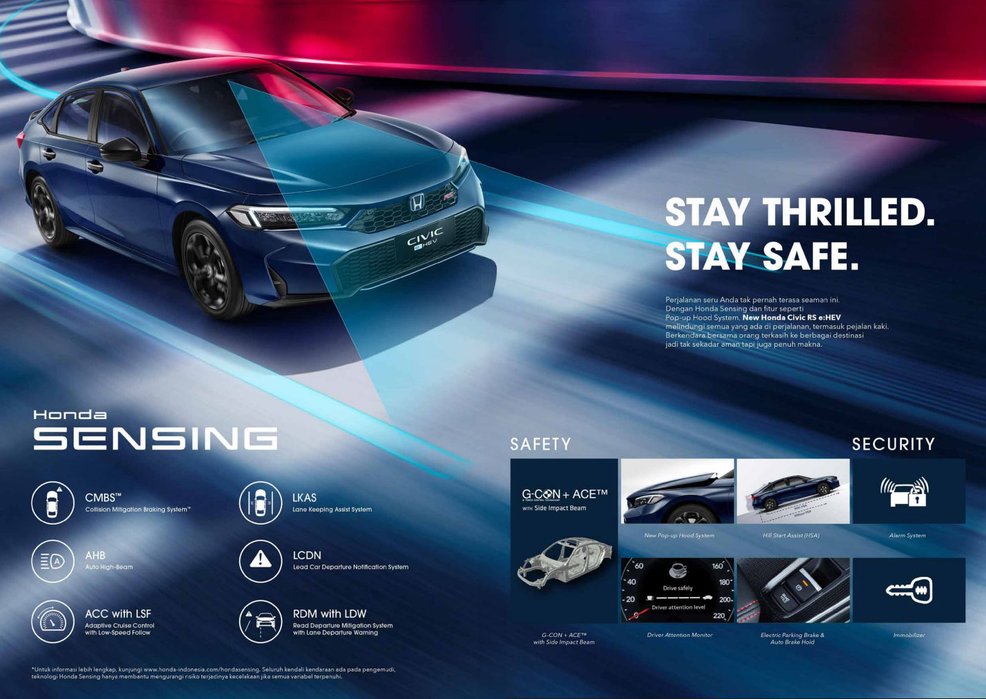 Fitur New Honda Civic RS e:HEV