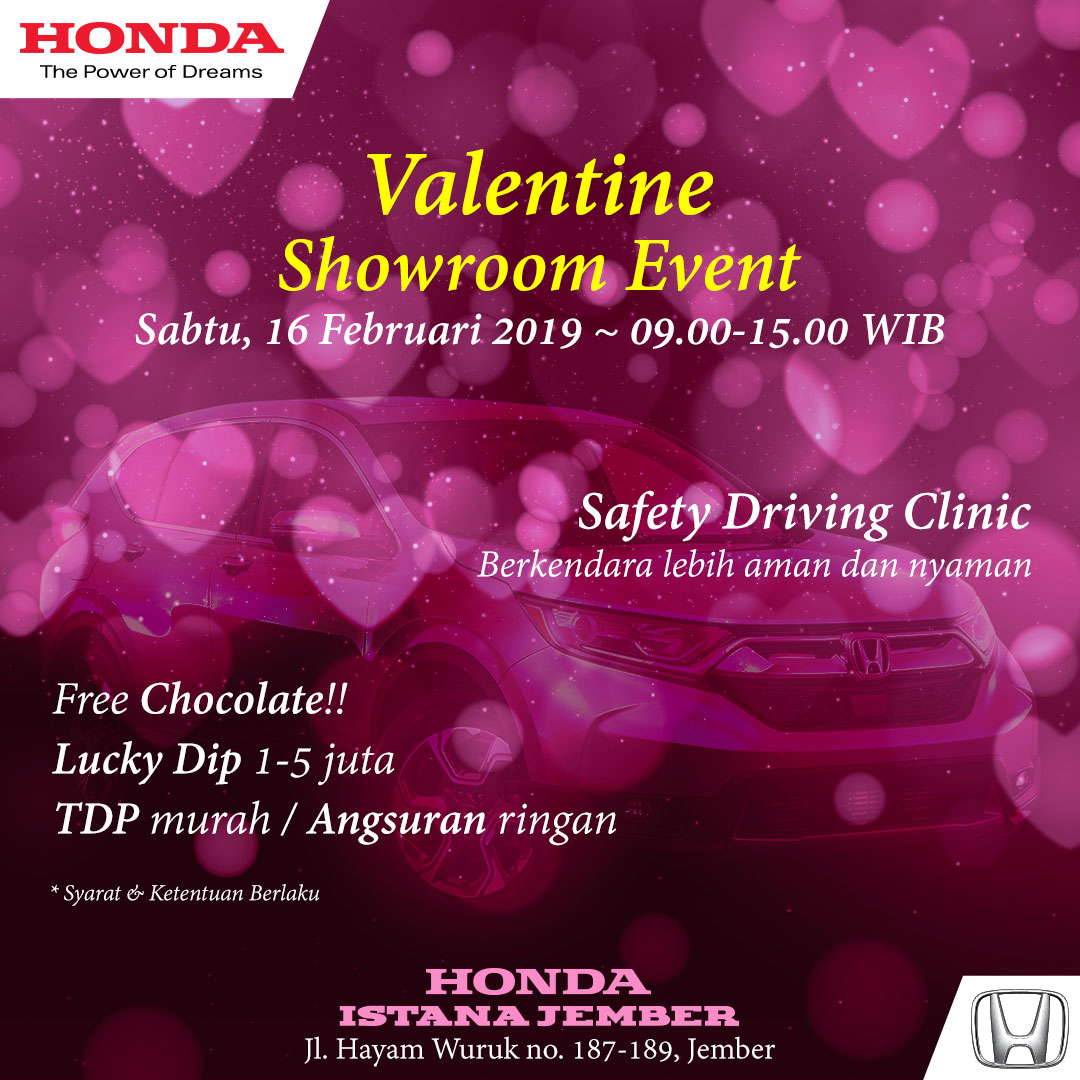 Showroom Event Honda Jember 16 Februari 2019