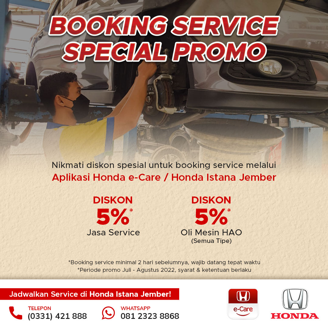 Booking Service Special Promo