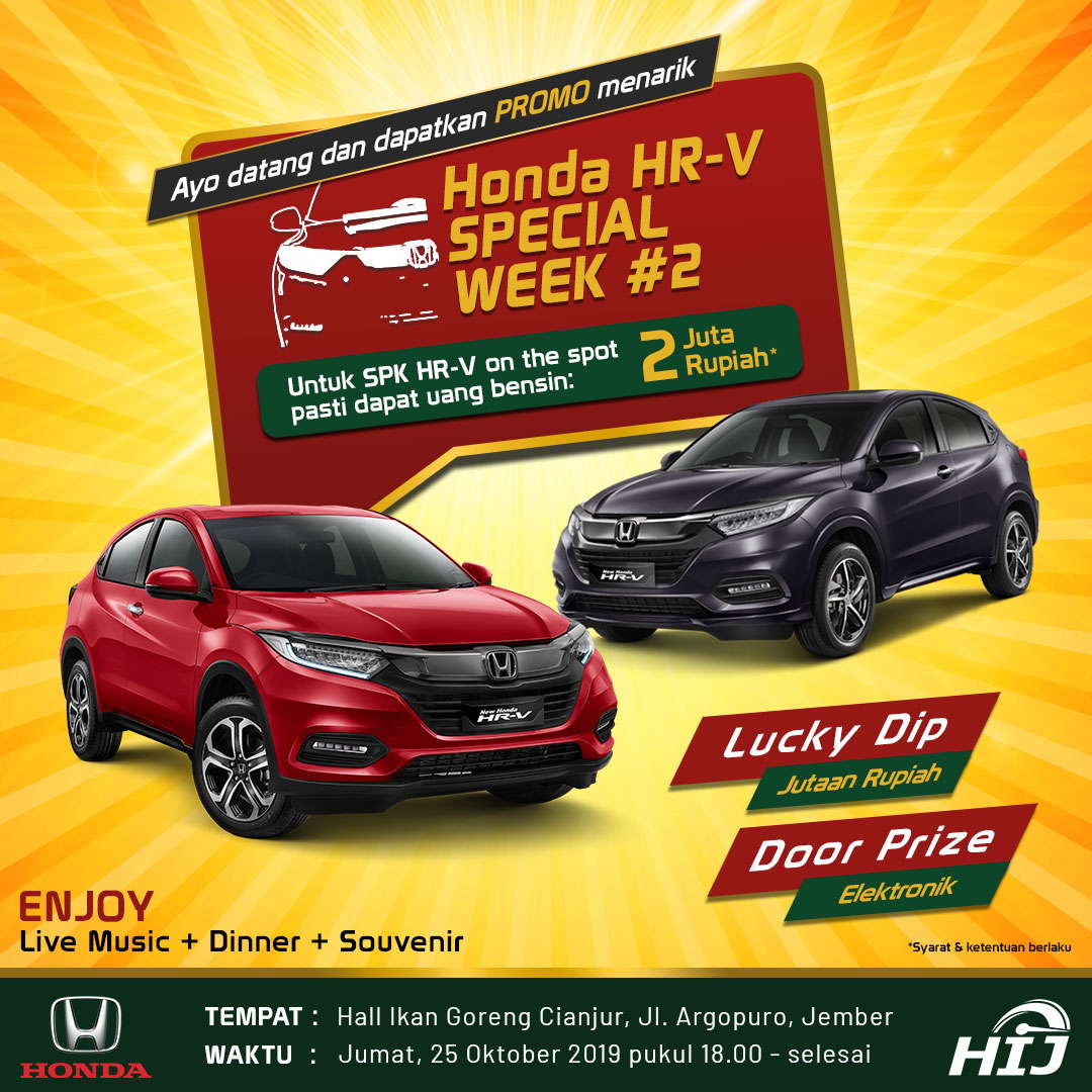 Honda HR-V Special Week - Honda Istana Jember