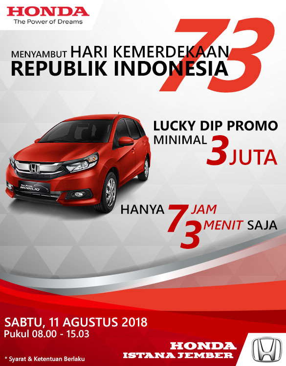 Sambut Kemerdekaan Bersama Honda Istana Jember