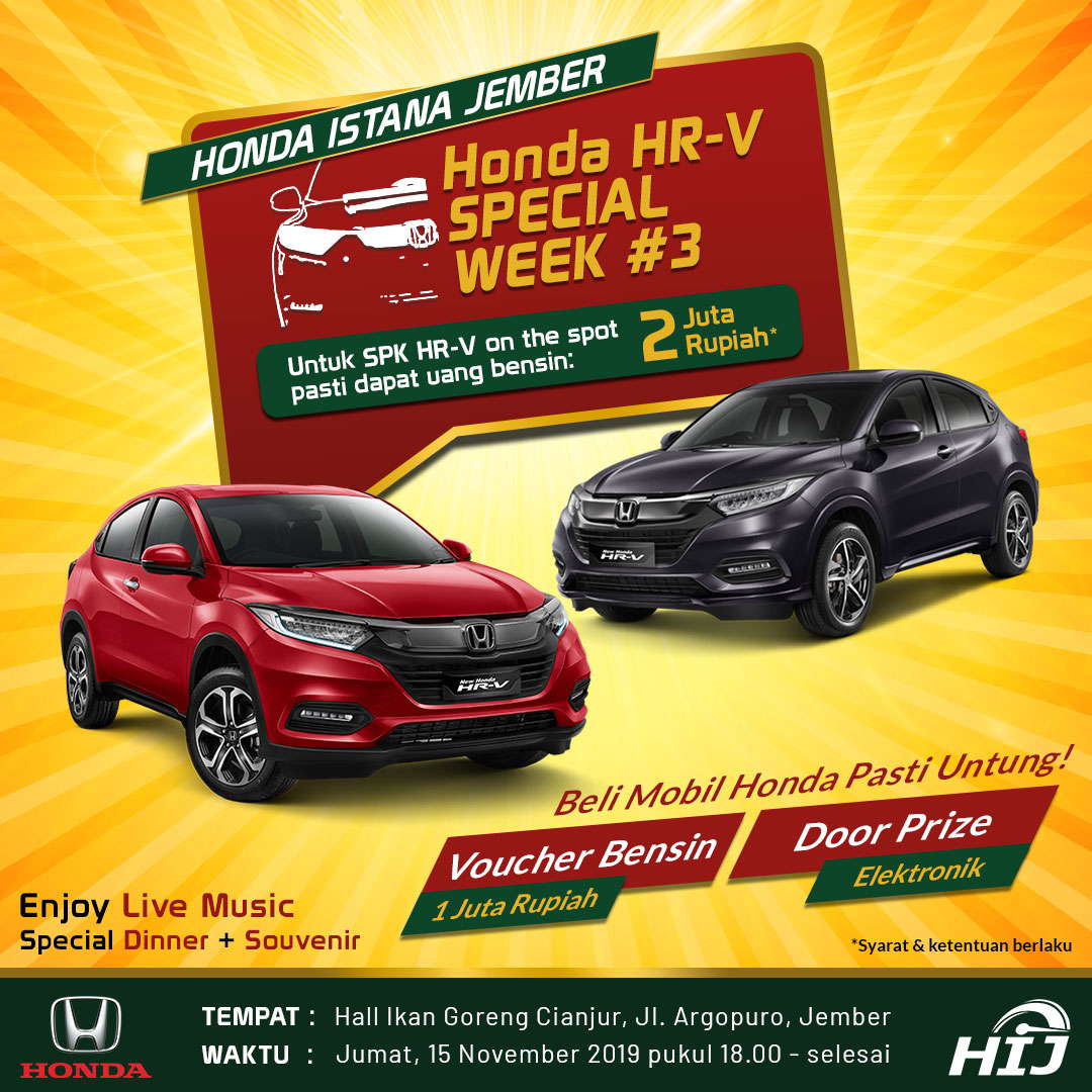 Honda HR-V Special Week 3
