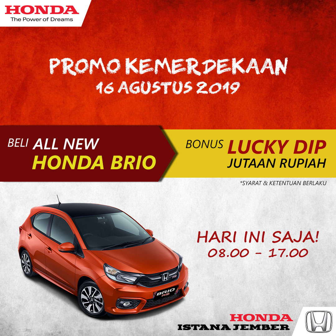 Promo Kemerdekaan Honda Istana Jember