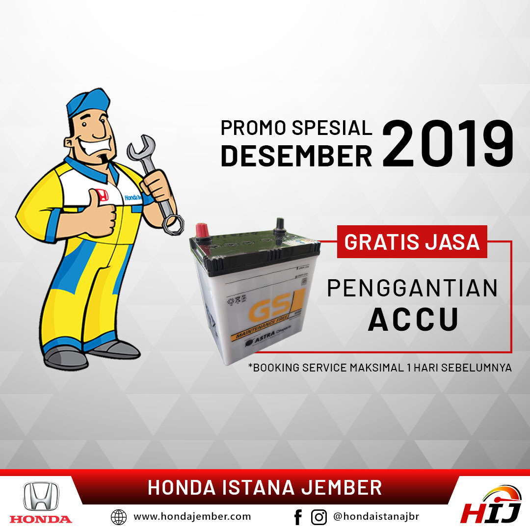 Gratis Jasa Penggantian Accu