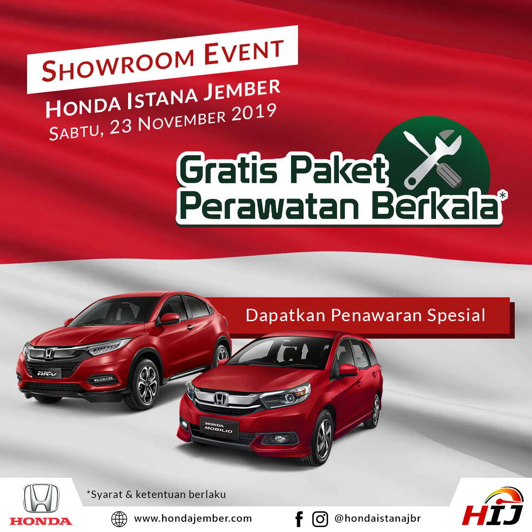 Showroom Event Honda Istana Jember 23 November 2019