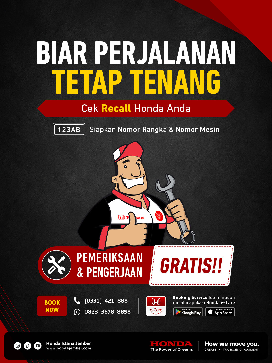 Recall mobil Honda