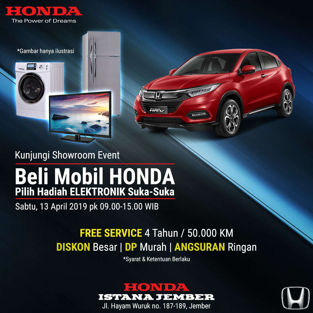 Showroom Event Honda Istana Jember 13 April 2019