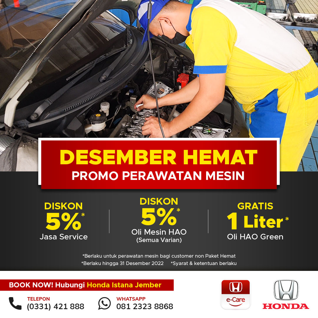 Promo Perawatan Mesin