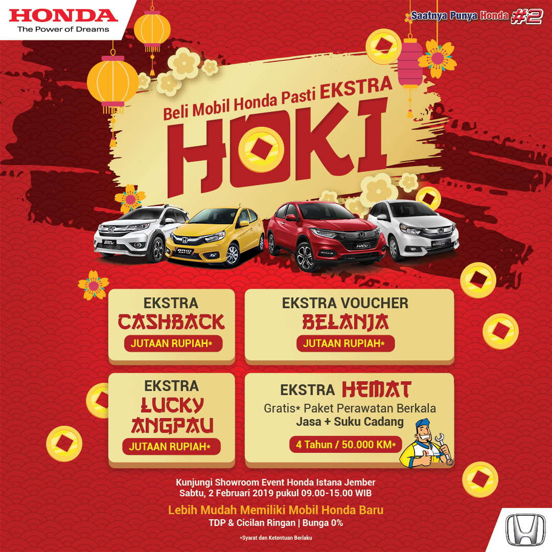 Showroom Event Honda Jember 2 Februari 2019