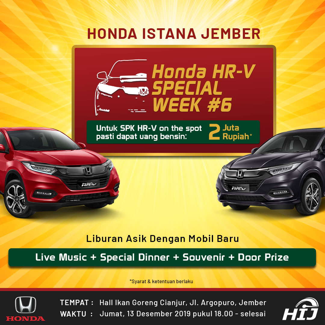 Honda HR-V Special Week 6
