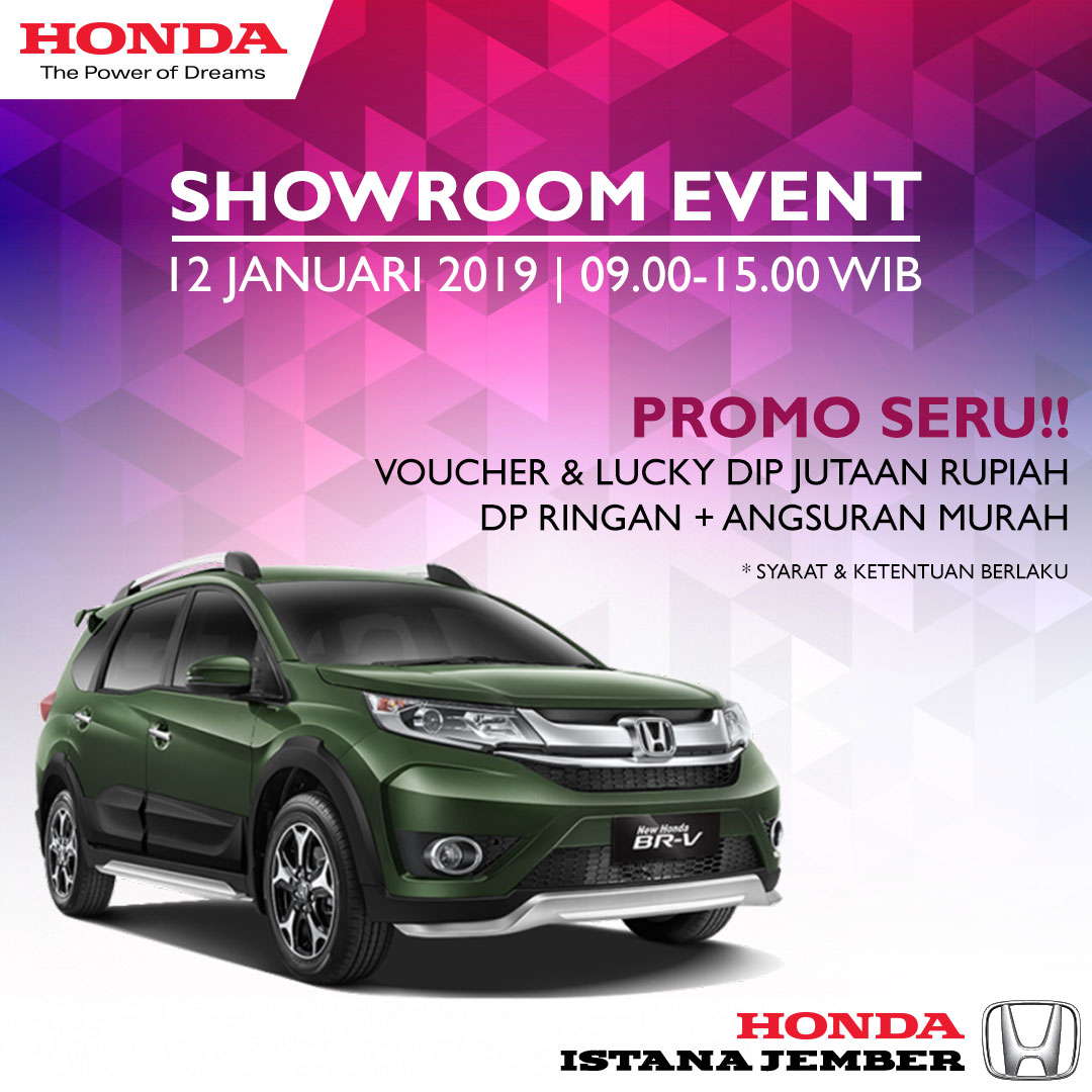 Showroom Event Honda Istana Jember 12 Januari 2019