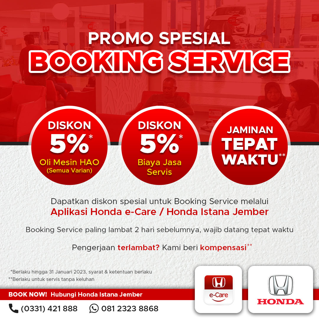 Promo Spesial Booking Service